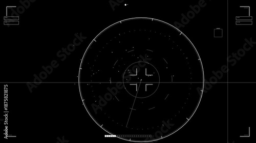 Hud elements animation for web designer and sci-fi video cutter showcasing futuristic graphics and user interface design techniques