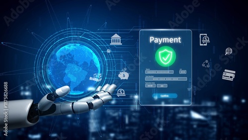 Wallpaper Mural Secure online payment, safe e-commerce transactions, digital payment solutions, online financial security, and electronic payment systems ensuring smooth business continuity. Muxer Torontodigital.ca