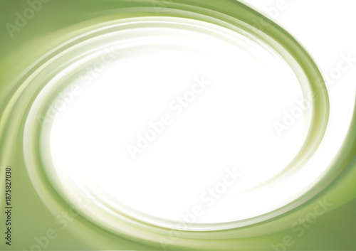 Soft mixed gel light apple avocado yellow curvy eddy tea ripple artistic fond. Fern pea swamp color creative water wavy volute fluid smooth sauce surface with space for text in glowing white center