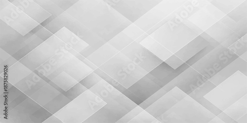 Abstract geometric metal background texture featuring a seamless 3d cube pattern and futuristic grey square shapes for a light business technology wallpaper design illustration