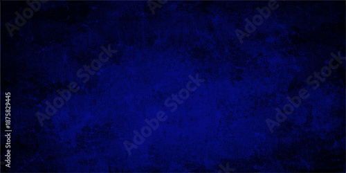 A dark blue and purple grunge abstract background featuring a vintage textured paint pattern on an aged paper material with a dirty old wall backdrop design