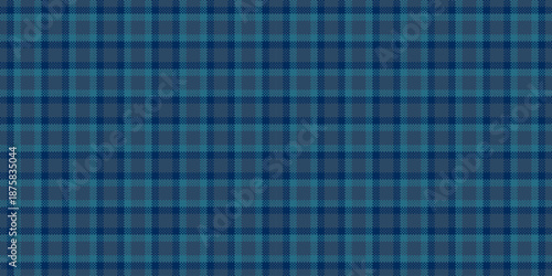 Oktoberfest check plaid pattern, lined fabric background textile. Fade texture tartan seamless vector in cyan and blue colors.