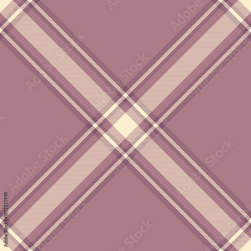 Latin vector check texture, repeat seamless pattern plaid. Sexy fabric background textile tartan in pastel and papaya whip colors.