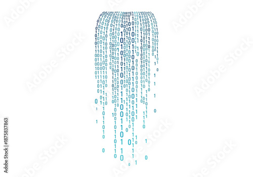 Modern Beaded Chandelier with Turquoise Glass Fragments.