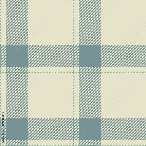 Postcard check fabric plaid, empty seamless vector background. Christmas tartan pattern texture textile in pastel and light colors.