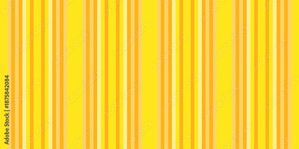 Obraz premium Ounky fabric lines seamless, chinese new year background texture pattern. Pnot vector vertical textile stripe in yellow and radioactive colors.