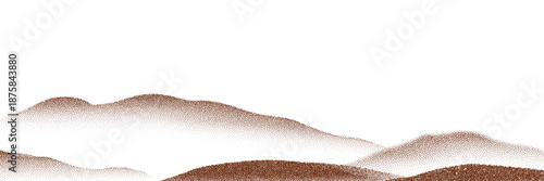  Chocolate and coffee powder, scattered cocoa on a light background.