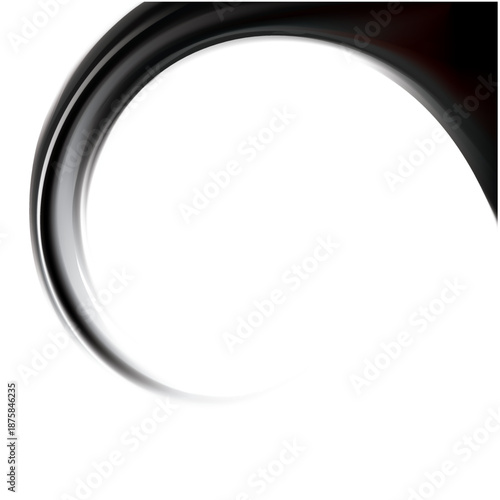 Art fancy modern elegant creative wonderful wavy eddy futuristic luxury ebon aqua backdrop of glossy rippled spraying surface symbol icon logo. Closeup view text space in white glowing center design