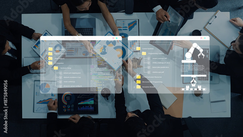Schilderij op canvas File system organizes AI and robotics programming resources, enabling efficient