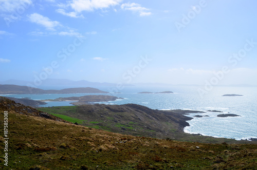 Beautiful Seascape Along the Coastline of Rural Ireland