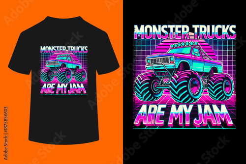 Monster Trucks are My Jam T-Shirt
