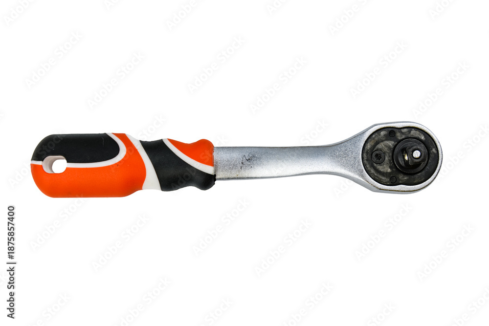 Obraz premium Socket wrench isolated on a white background
