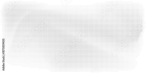 Half tone gradient. Dotted gradient, fine dot spraying and halftone dotted background seamless horizontal geometric pattern vector template set.
