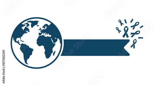 Global awareness for a cause Vector