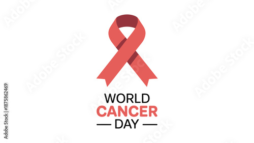 Celebrating world cancer day Vector