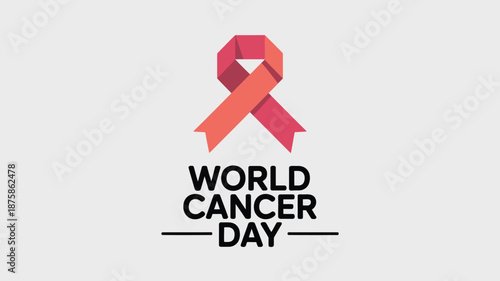 Celebrate world cancer day Vector