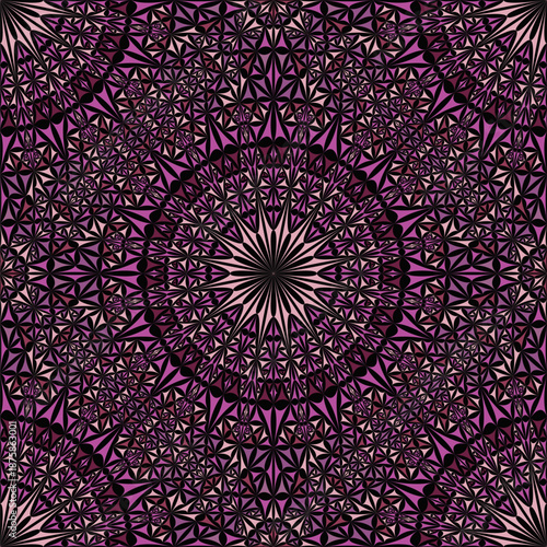 Purple geometric mandala pattern background design