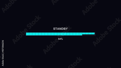 Wallpaper Mural Stylish modern progressbar animation with vibrant colors displayed on a dark background for digital use Torontodigital.ca