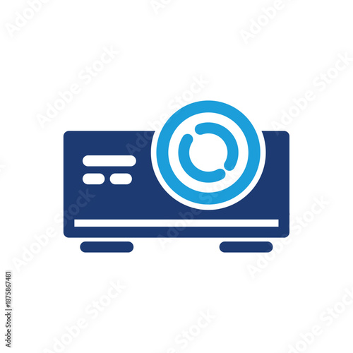 projector colored icon vector design good for web or mobile app