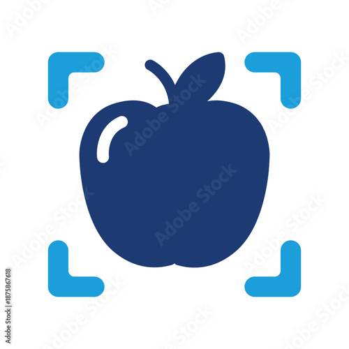 object recognition colored icon vector design good for web or mobile app
