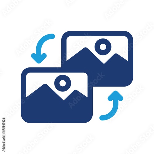 image recognition colored icon vector design good for web or mobile app