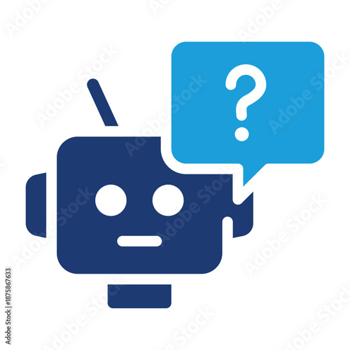 bot helper colored icon vector design good for web or mobile app