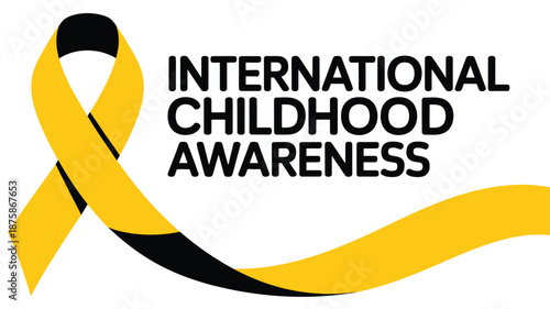 Supporting international childhood awareness Vector