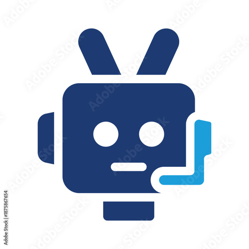 online support bot colored icon vector design good for web or mobile app