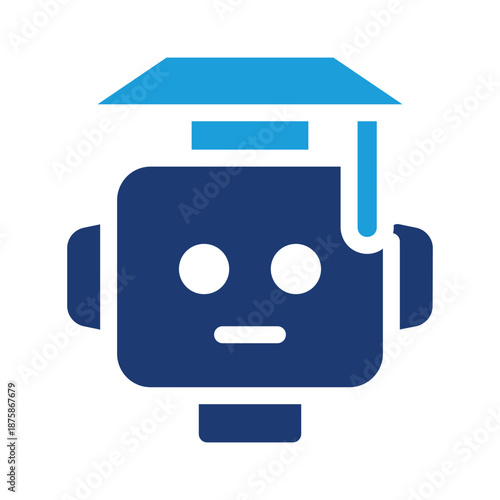 machine learning colored icon vector design good for web or mobile app