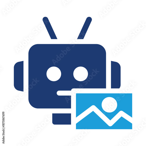 ai generated image colored icon vector design good for web or mobile app