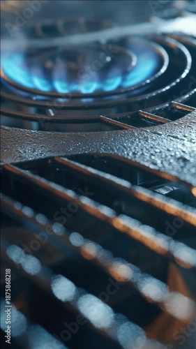 Wallpaper Mural Damp and rusty grill surface. Torontodigital.ca