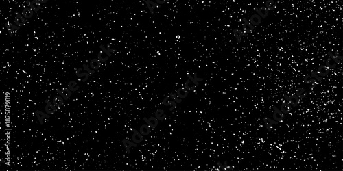 White snowflakes on a black background. Starlight Science Astrology Backdrop Wallpaper.
