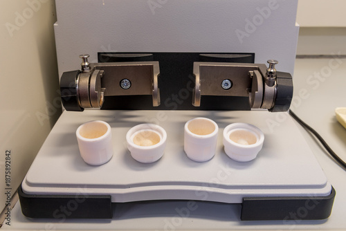 Mixer mill and grinding jars of mixer mill are used for the pulverization of soft, hard, brittle materials.