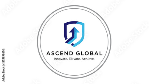 Ascend Global Logo Design Element Corporate.