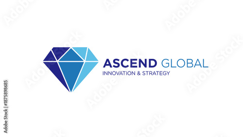 Ascend Global Logo Design Element.