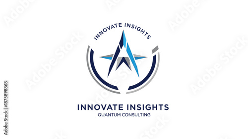 Innovate Insights Logo Design Element.