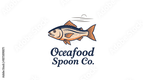 Illustration of Fish for Oceafod Spoon Company.