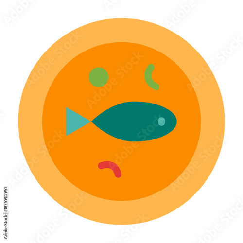 Seafood Vector Icon Design