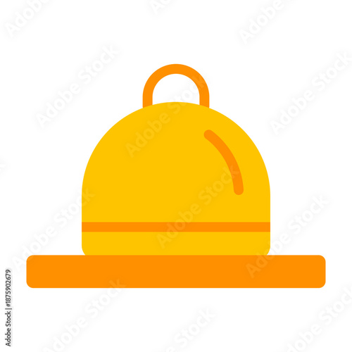 Food Tray Vector Icon Design