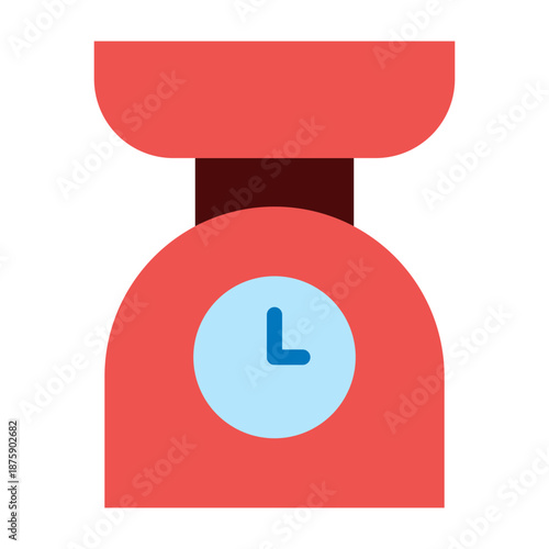Kitchen Scale Vector Icon Design