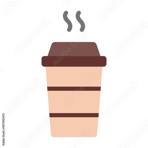 Coffee Mug Vector Icon Design
