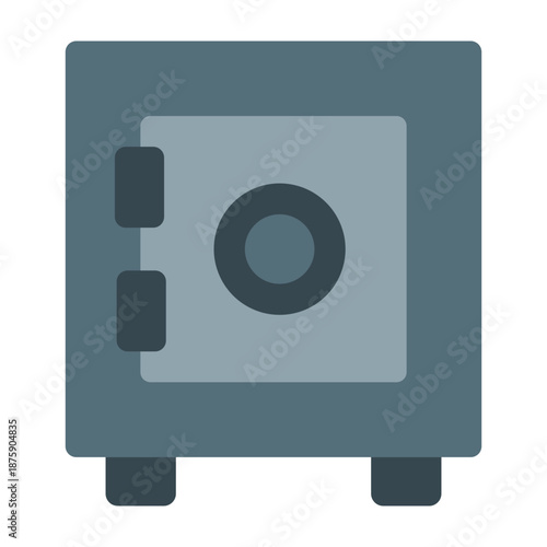 Safe Box Vector Icon Design