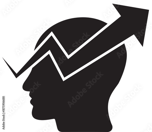 Mind Growth and Development Concept Icon