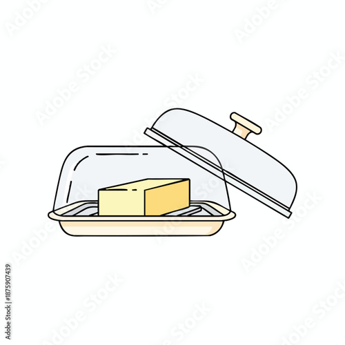 Butter in Serving Dish