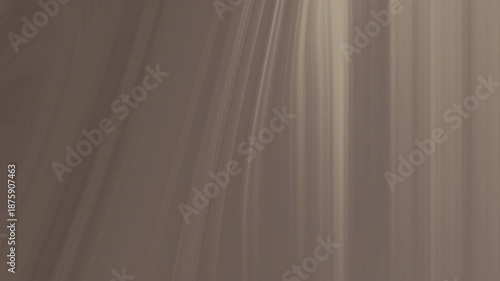 Brown grey gradient light creates blurred sunbeams through forest trees in a hazy atmosphere. Suitable for nature, background, calming concepts. Forest trees bathed in hazy sunbeams, ideal for naturet