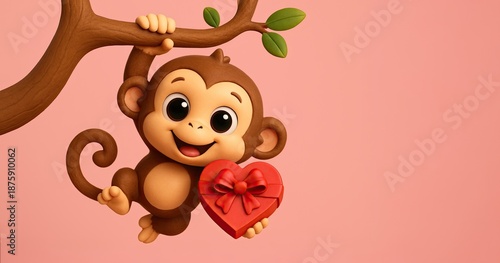 Cute Cartoon Valentine's Da...