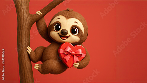 Cute Cartoon Valentine's Da...