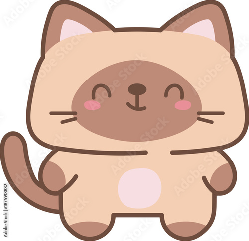 Cat Smiling Kawaii