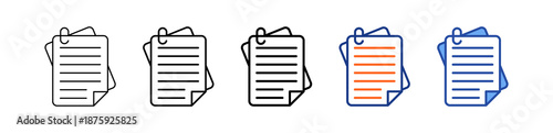 File Different Set Vector Icon