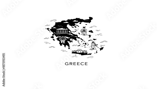 map of greece